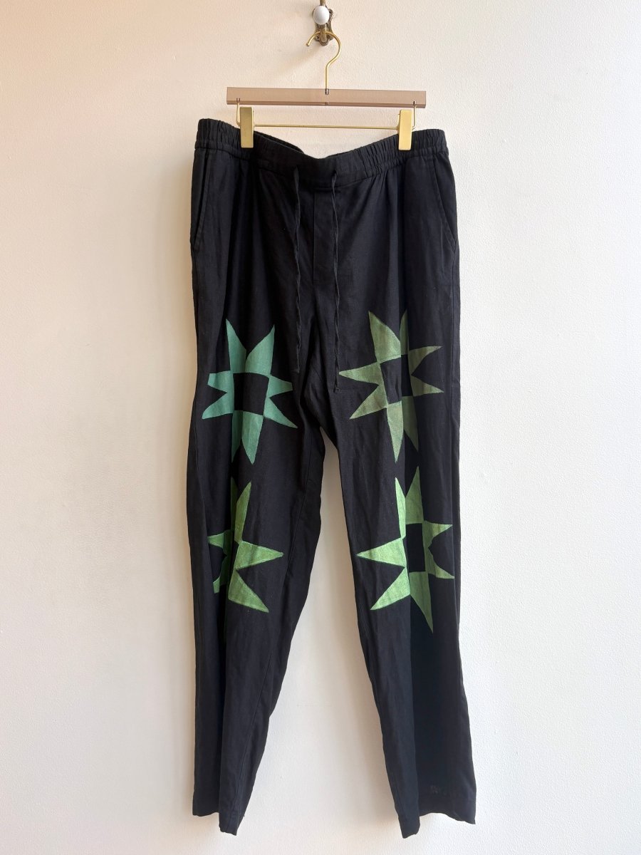 Verdent Mixed Sawtooth Linen Trousers (Reworked) - Made X Hudson