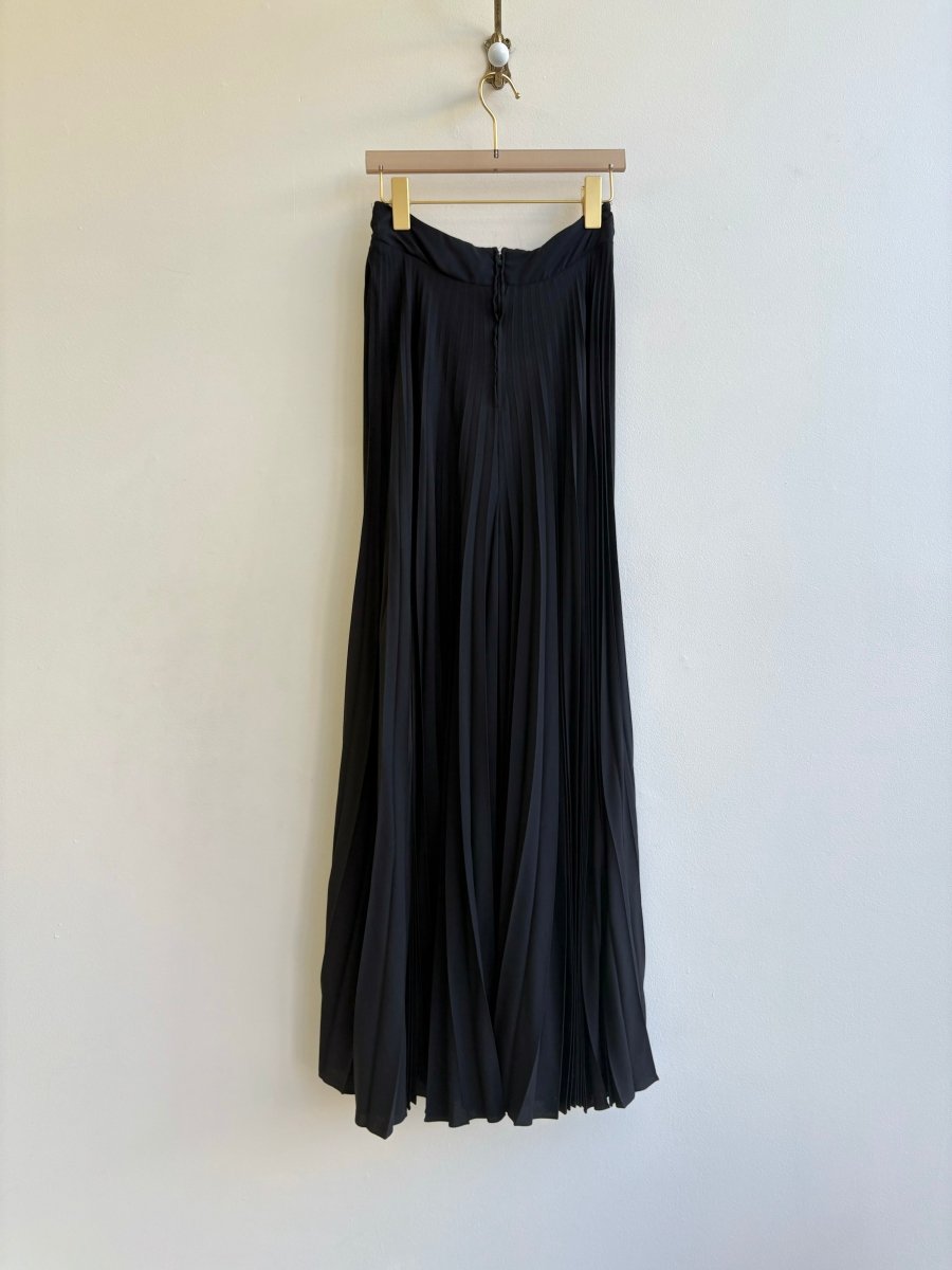 Accordion Pleated Black Pants (Vintage) - Made X Hudson