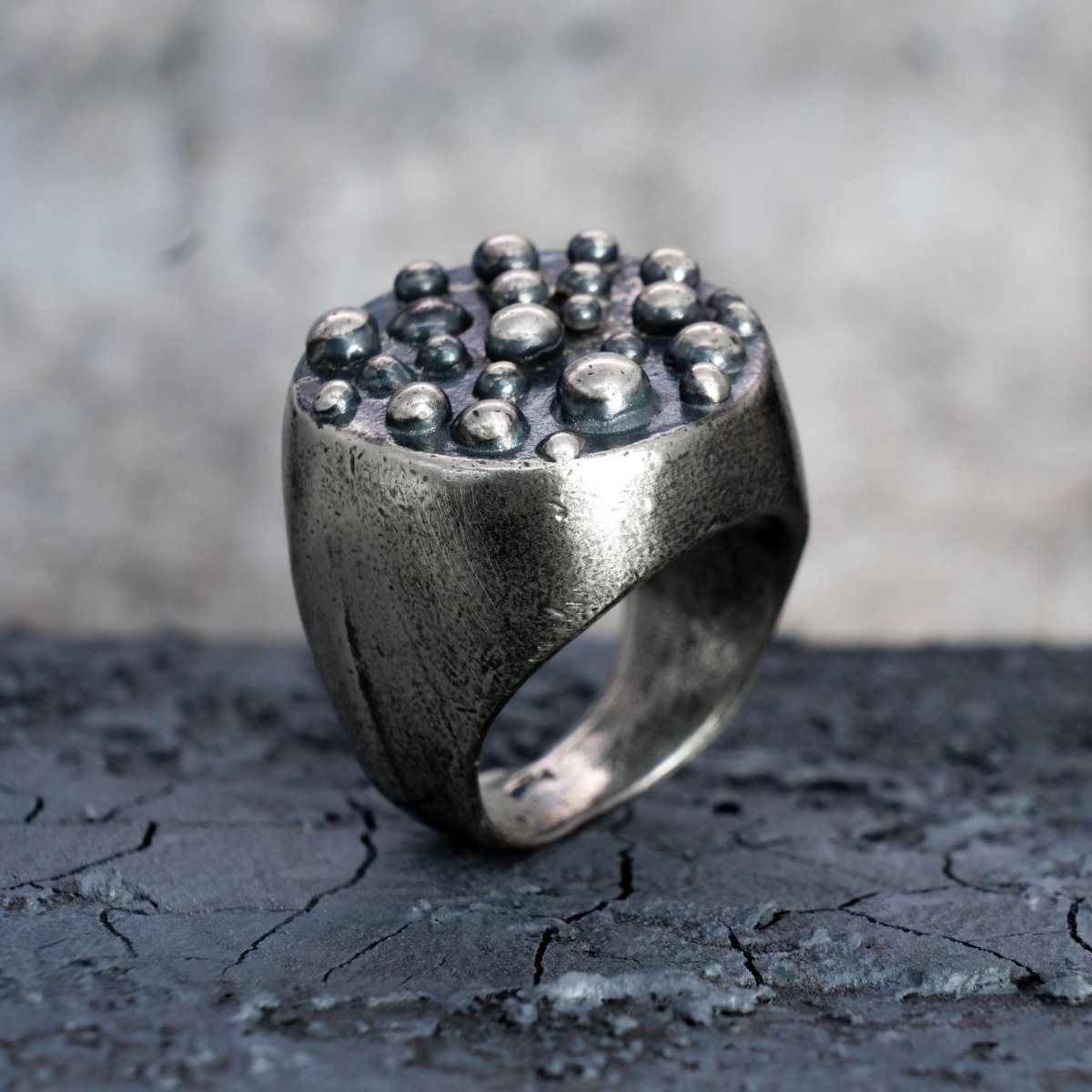 Bubble Signet Ring - Made X Hudson