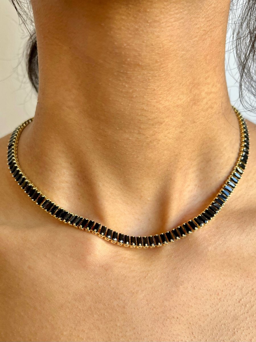 Cubic Zirconia (CZ) Tennis Necklace (Multiple Styles) - Made X Hudson