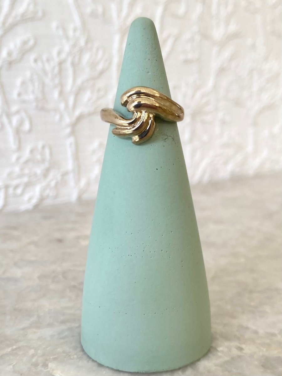 Brass Embrace Croissant Ring - Made X Hudson