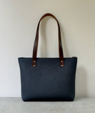 Large Wool Felt Bag in Charcoal - Made X Hudson
