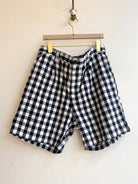 Banks Journal | Black Checkered Bermuda Shorts (Vintage) - Made X Hudson