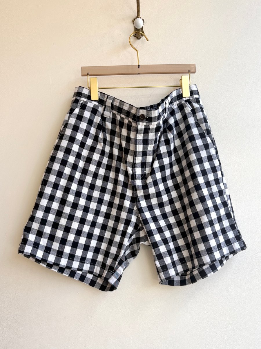 Banks Journal | Black Checkered Bermuda Shorts (Vintage) - Made X Hudson