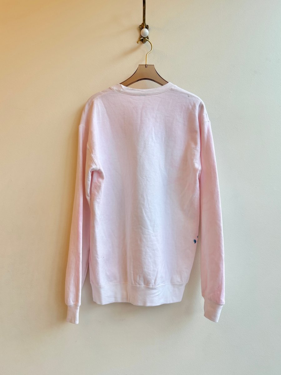 Frankenstein Scarlet Sun Cyanotype Crewneck Sweatshirt (Reworked) - Made X Hudson