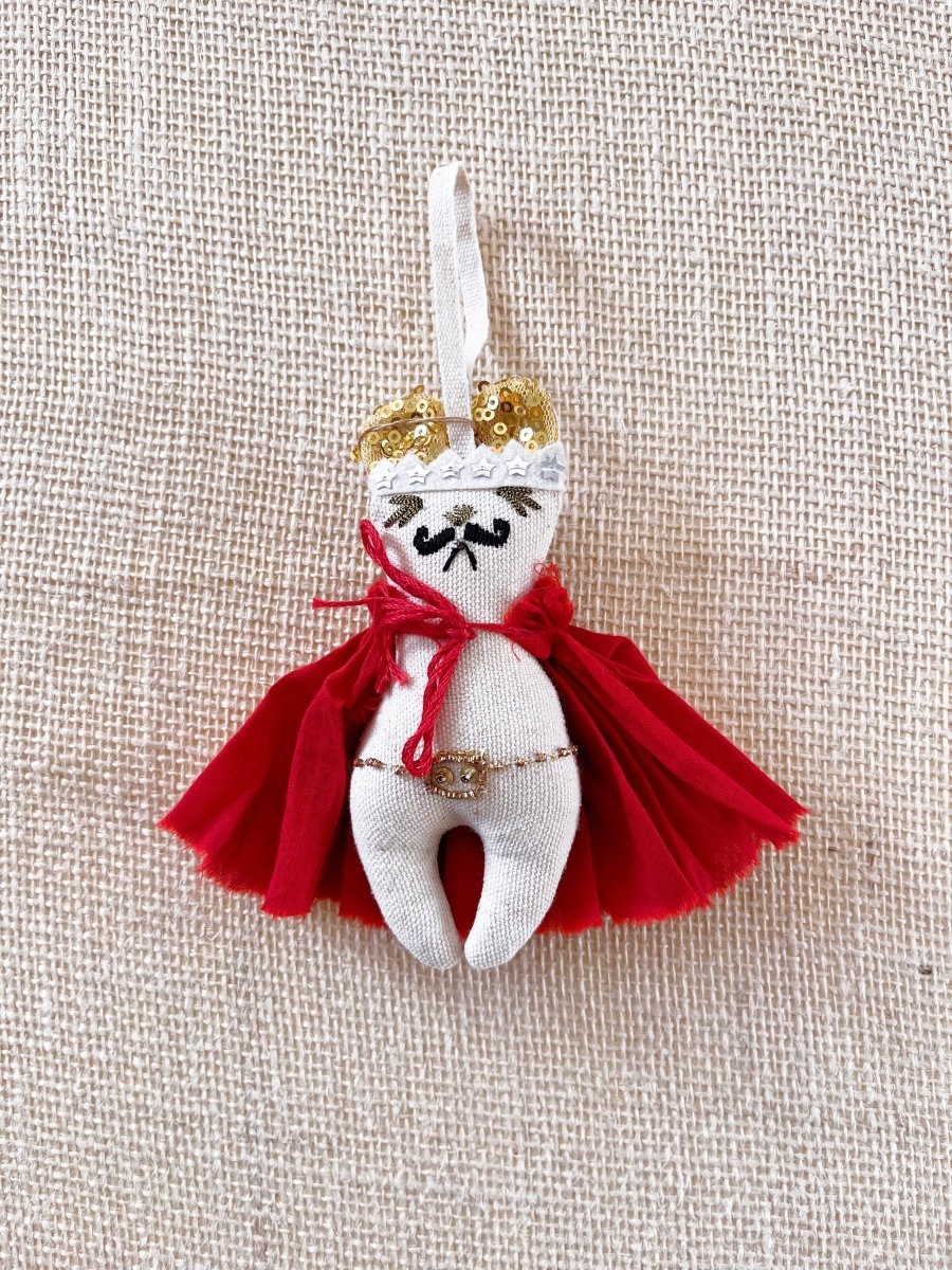 Cotton Stuffed Ornaments - Made X Hudson