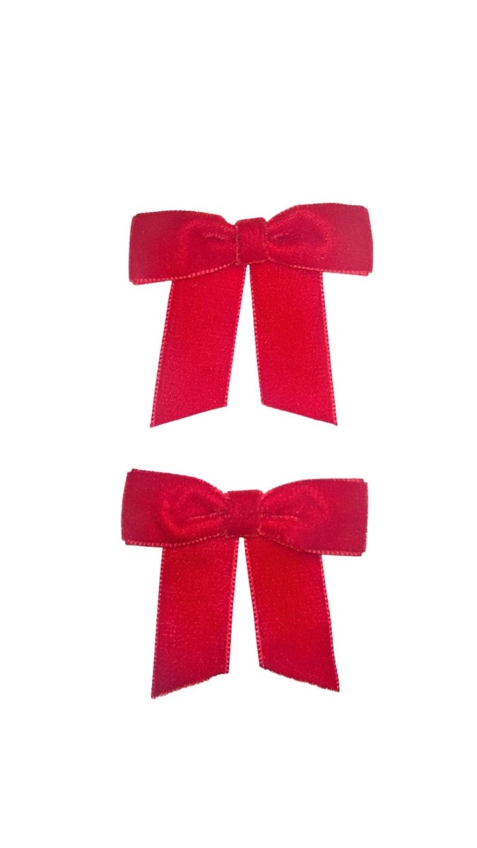 Daisies Pair Bow Hair Clips (More Colors) - Made X Hudson
