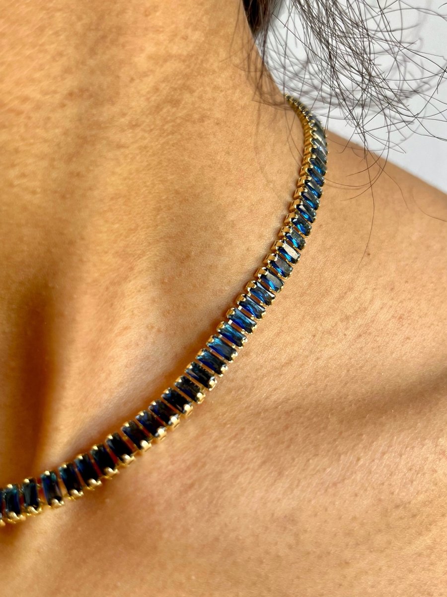 Cubic Zirconia (CZ) Tennis Necklace (Multiple Styles) - Made X Hudson