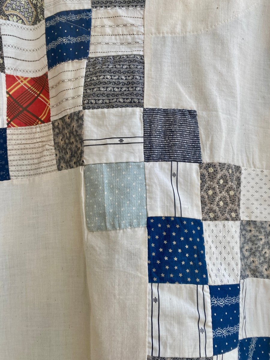 Natural & Multi Mini Square Quilt Box Top - Made X Hudson