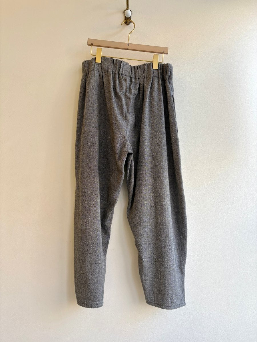 Salt and Pepper Linen & Wool Studio Pant - Made X Hudson