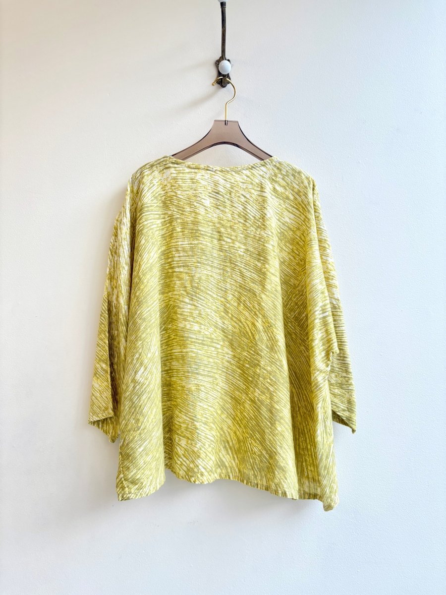 Villiska Marimekko Print | Yellow Limited Edition Long Sleeve Studio Tee - Made X Hudson