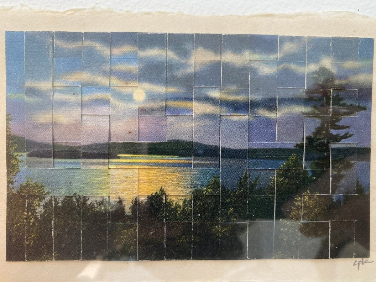 Altered & Recombined Vintage Photo - Postcards Art by Carole Kunstadt - Made X Hudson