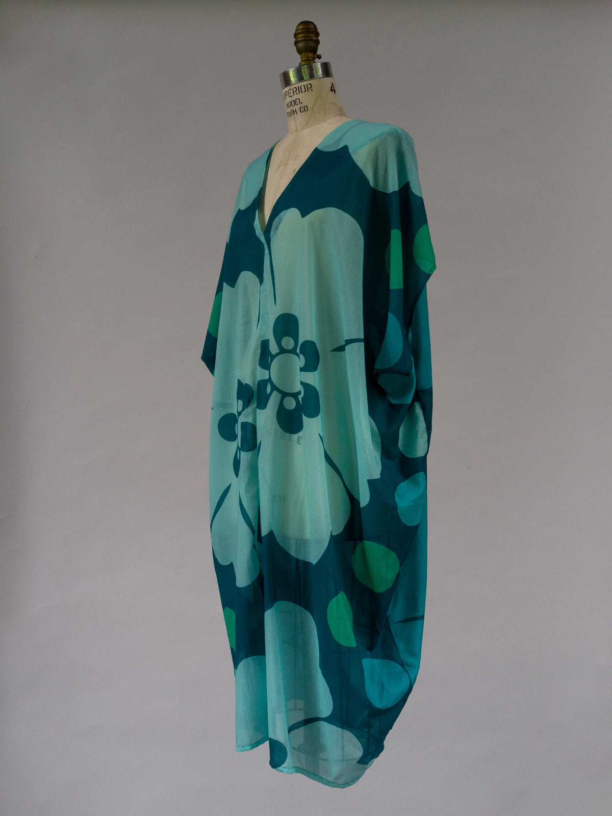 Ocean Jumbo Pareo Print Kaftan - Made X Hudson