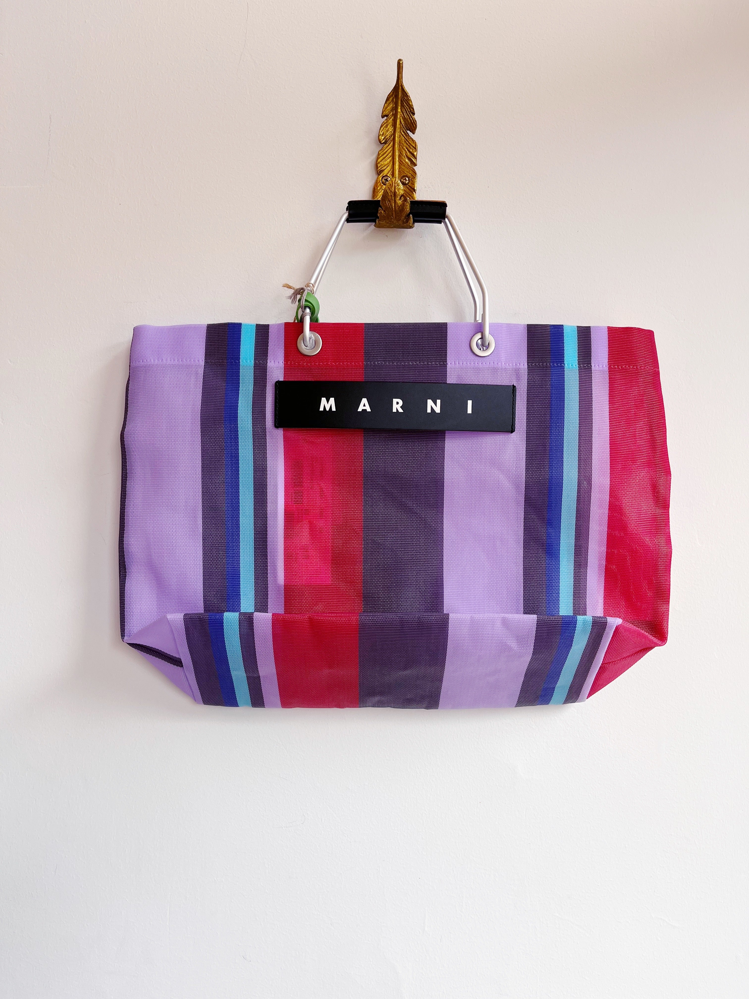 vintage MARNI leather bag archive マルニ Brown leather Museo medium hobo Bag with patches | Marni