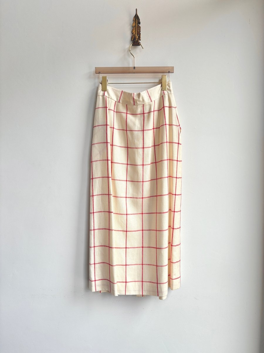 Talbots | Windowpane Plaid Skirt (Vintage) - Made X Hudson