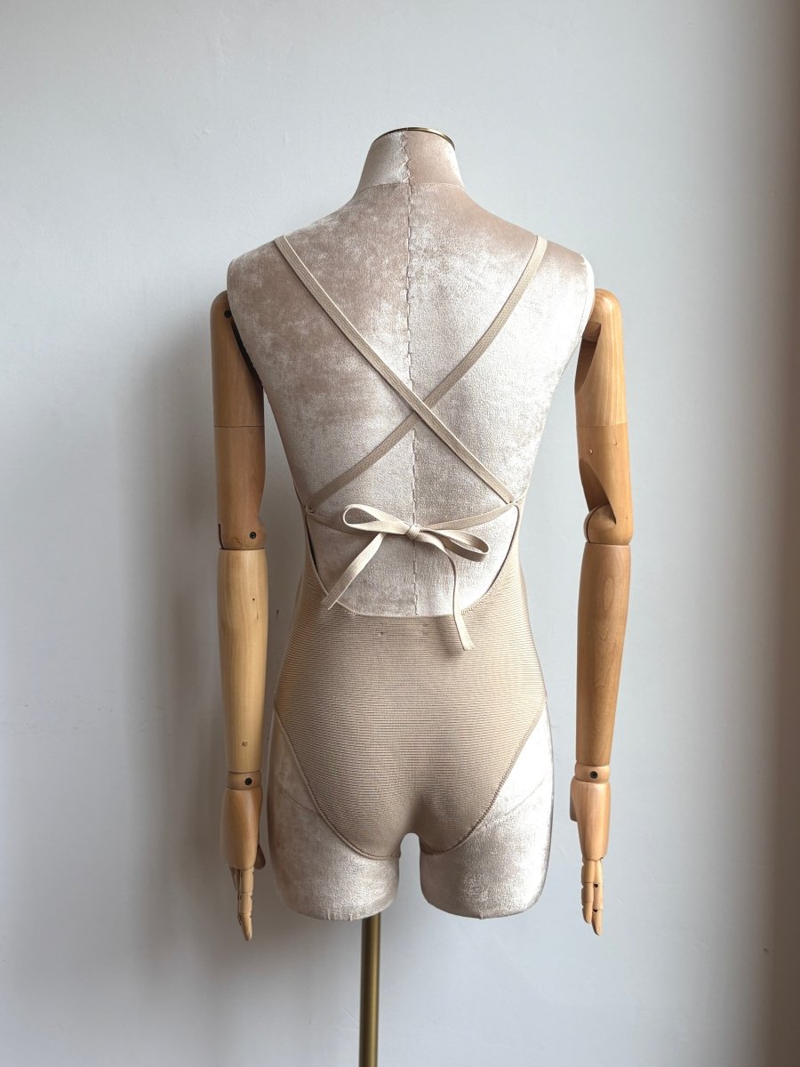 Beige Capri One Piece Swimsuit - Made X Hudson