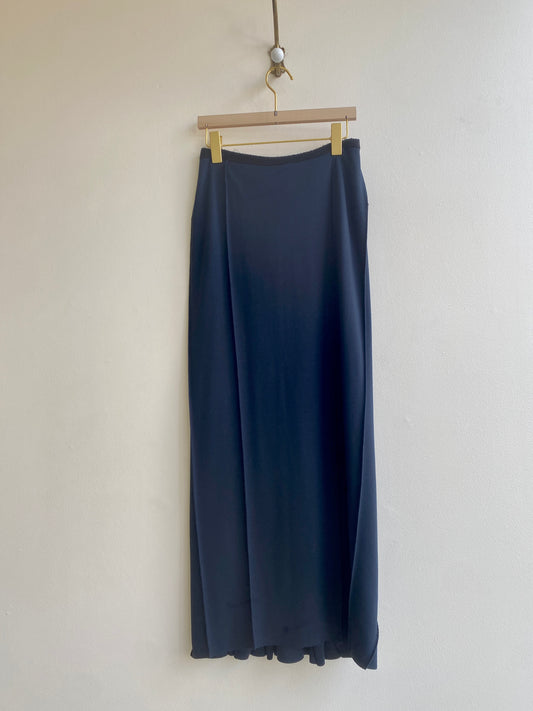 Navy Blue AD Skirt w/ Black Waistband