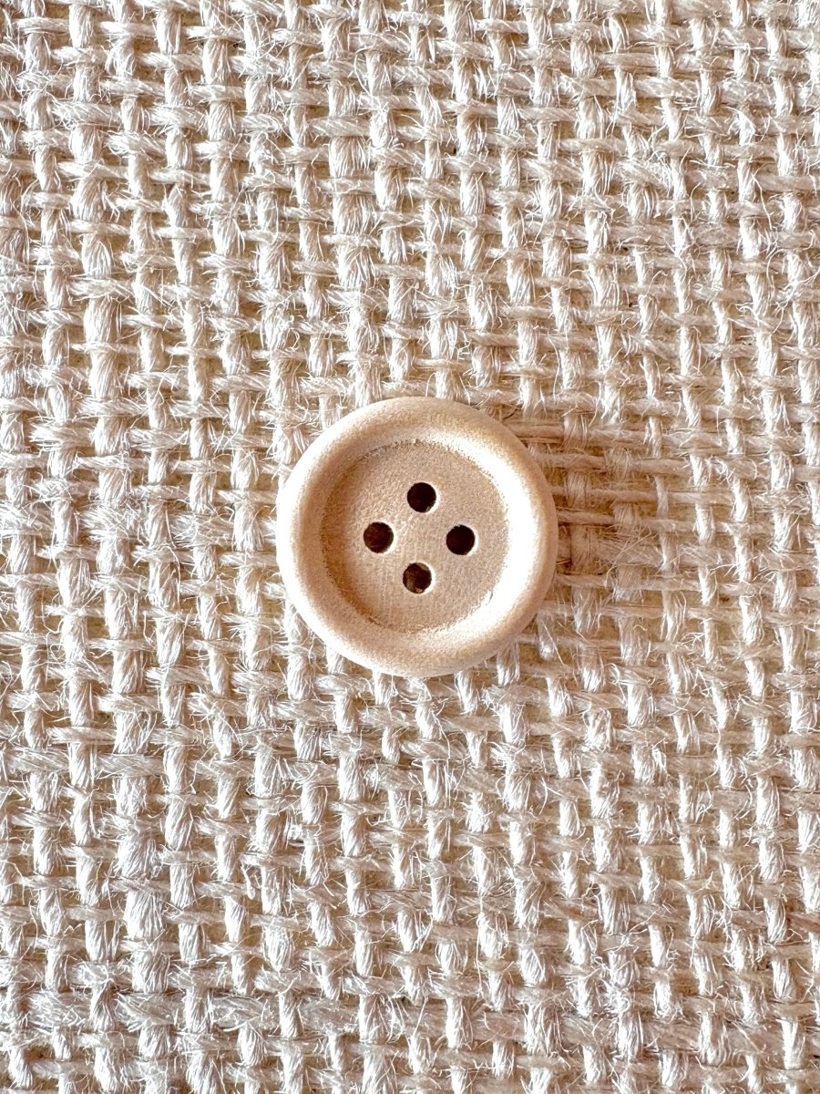 Light Wood Grain Buttons | 6 pack (Multiple Sizes) - Made X Hudson