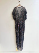 Iro | Sheer Shimmer Ruffle Sleeve Dress (Vintage) - Made X Hudson