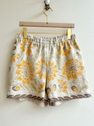Sunflower Khaki Linen Town Shorts - Made X Hudson