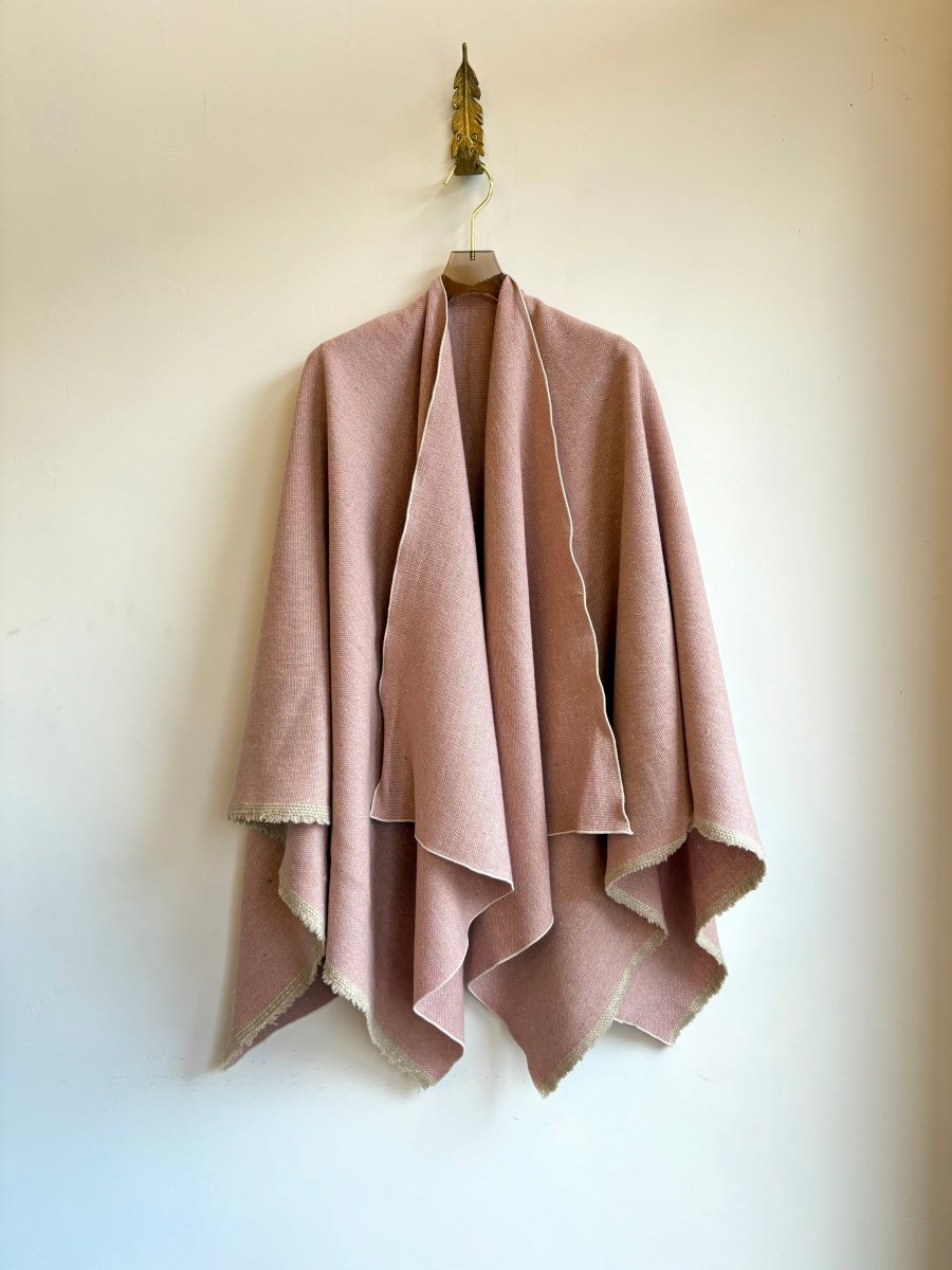 Blush & Tan Zero - Waste Reversible Cape - Made X Hudson