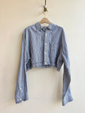 The Valley Shirt Long Sleeve in Cornflower Houndstooth (Reworked) - Made X Hudson