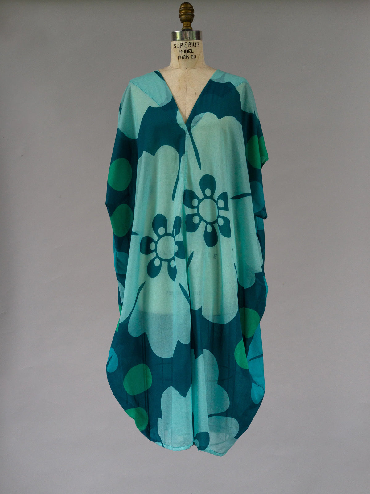 Ocean Jumbo Pareo Print Kaftan - Made X Hudson