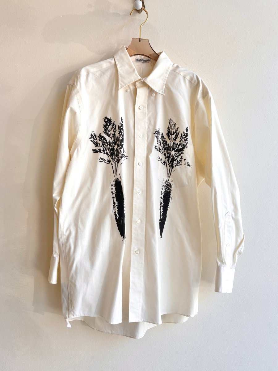 “Ari” Carrot Print Shirt (Reworked) - Made X Hudson