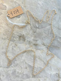 16" - 18" 14k Solid Gold Dainty Chain Necklace - Made X Hudson
