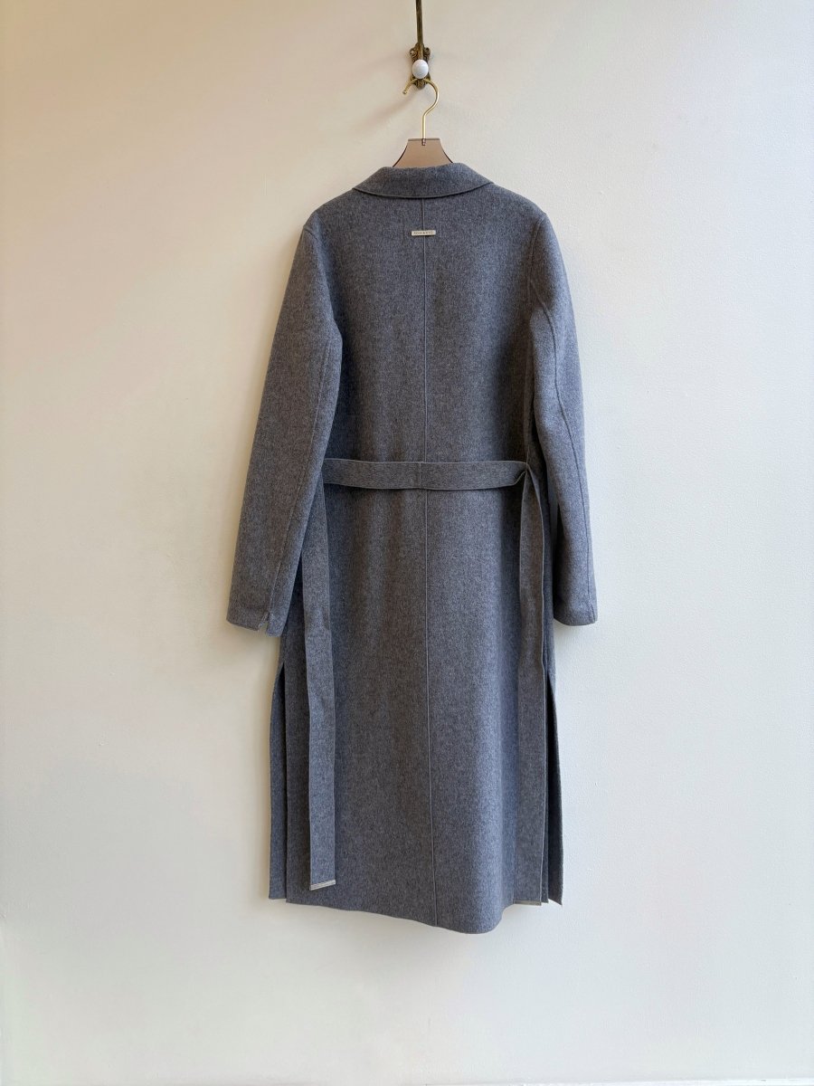 Soia & Kyo | Cloud Grey Mixed Wool Coat (Vintage) - Made X Hudson