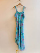 Private Luxuries | Island Palm Turquoise Tank Dress (Vintage) - Made X Hudson