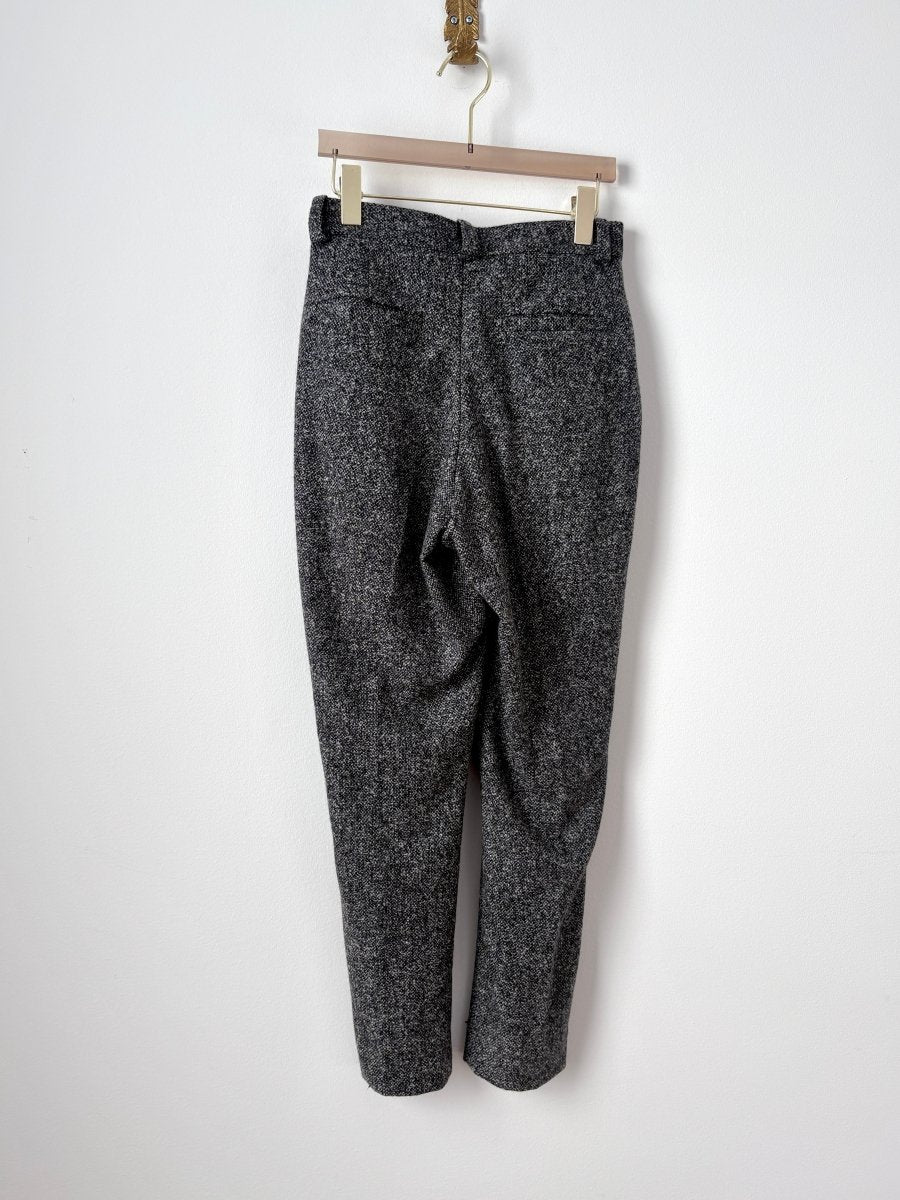 Bronwen Pant in H.S. Cashmere Boucle Sharkskin - Made X Hudson
