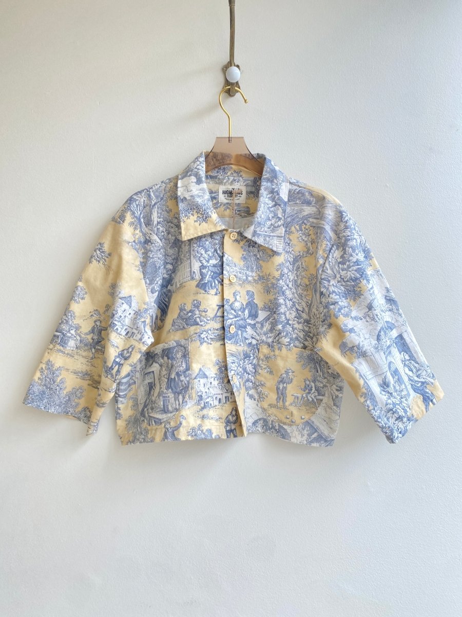 Toile Crop Utility Jacket - Made X Hudson