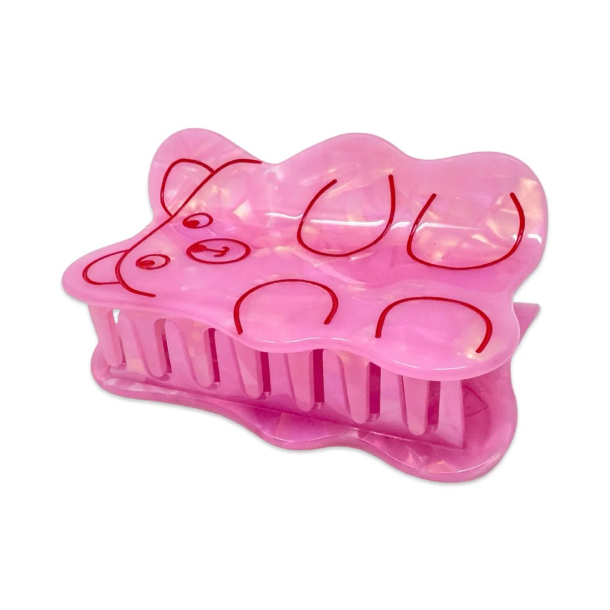 Pink Gummy Bear Hair Claw Clip - Made X Hudson