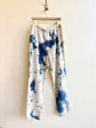 Blue & Cream Cyanotype Knit Pants (Reworked) - Made X Hudson