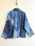 “Kerry” Ladhiya Denim Patchwork Jacket - Made X Hudson