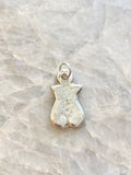 Solid Sterling Silver Tushie Charm Amulet - Made X Hudson