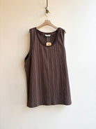 CMMN SWDN | Chestnut Crochet Tank Top (Vintage) - Made X Hudson