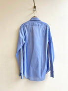 “Brady” Pale Blue Carrot Print Shirt (Reworked) - Made X Hudson