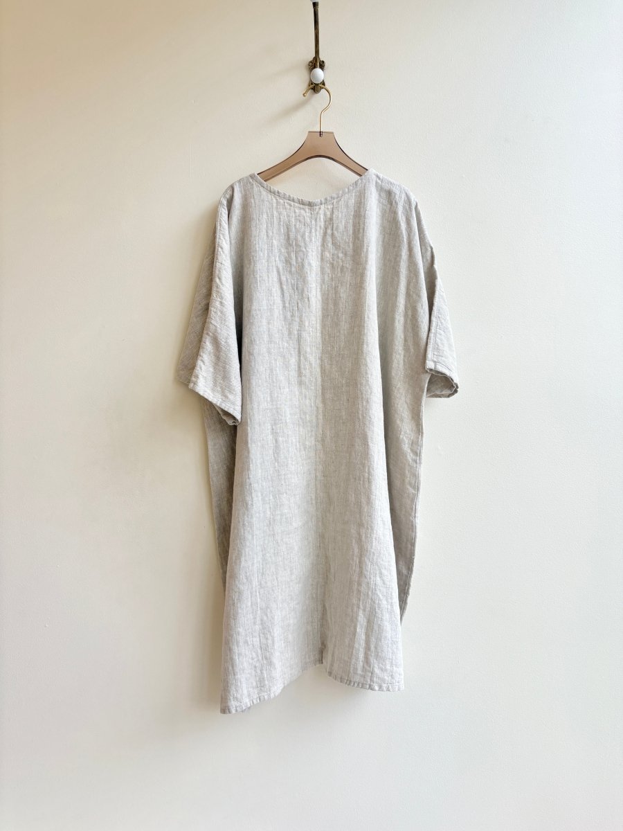 Natural (Flax) Linen Gallery Dress - Made X Hudson