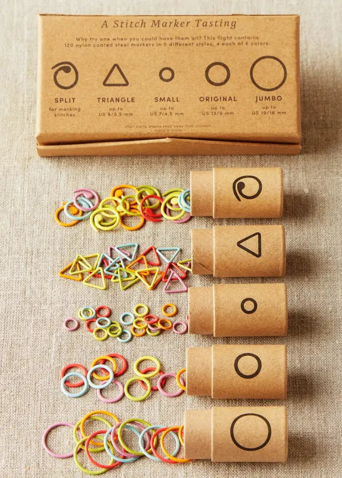Flight of Stitch Markers - Made X Hudson