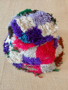 Square Print Bucket Hat in Colors White, Purple, Green, & Pink - Made X Hudson