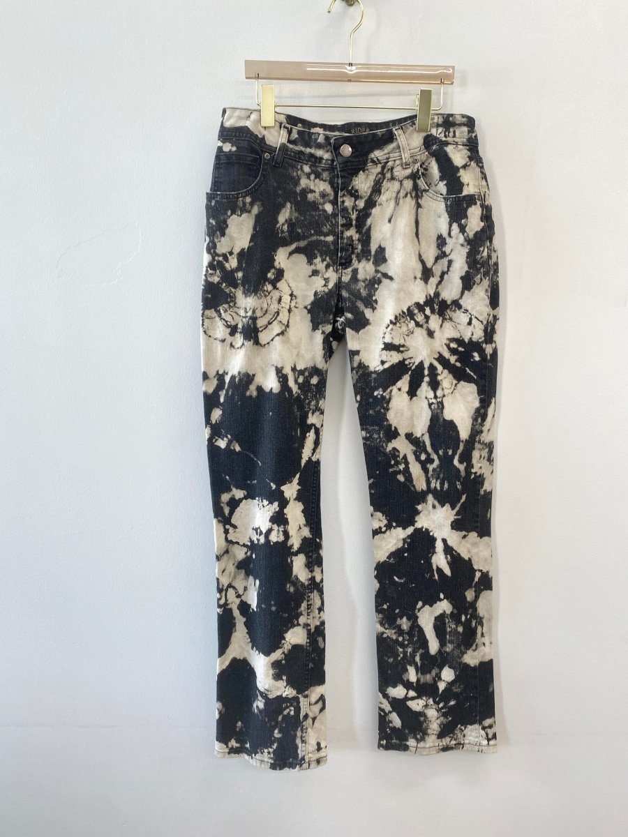 Black Acid Wash Vintage Riders Jeans (Reworked) - Made X Hudson