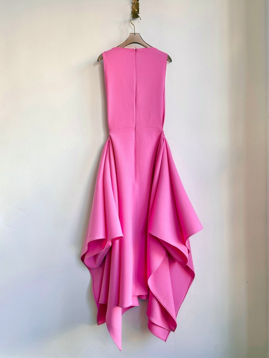 Zero - Waste Dress in Bubblegum Pink - Made X Hudson