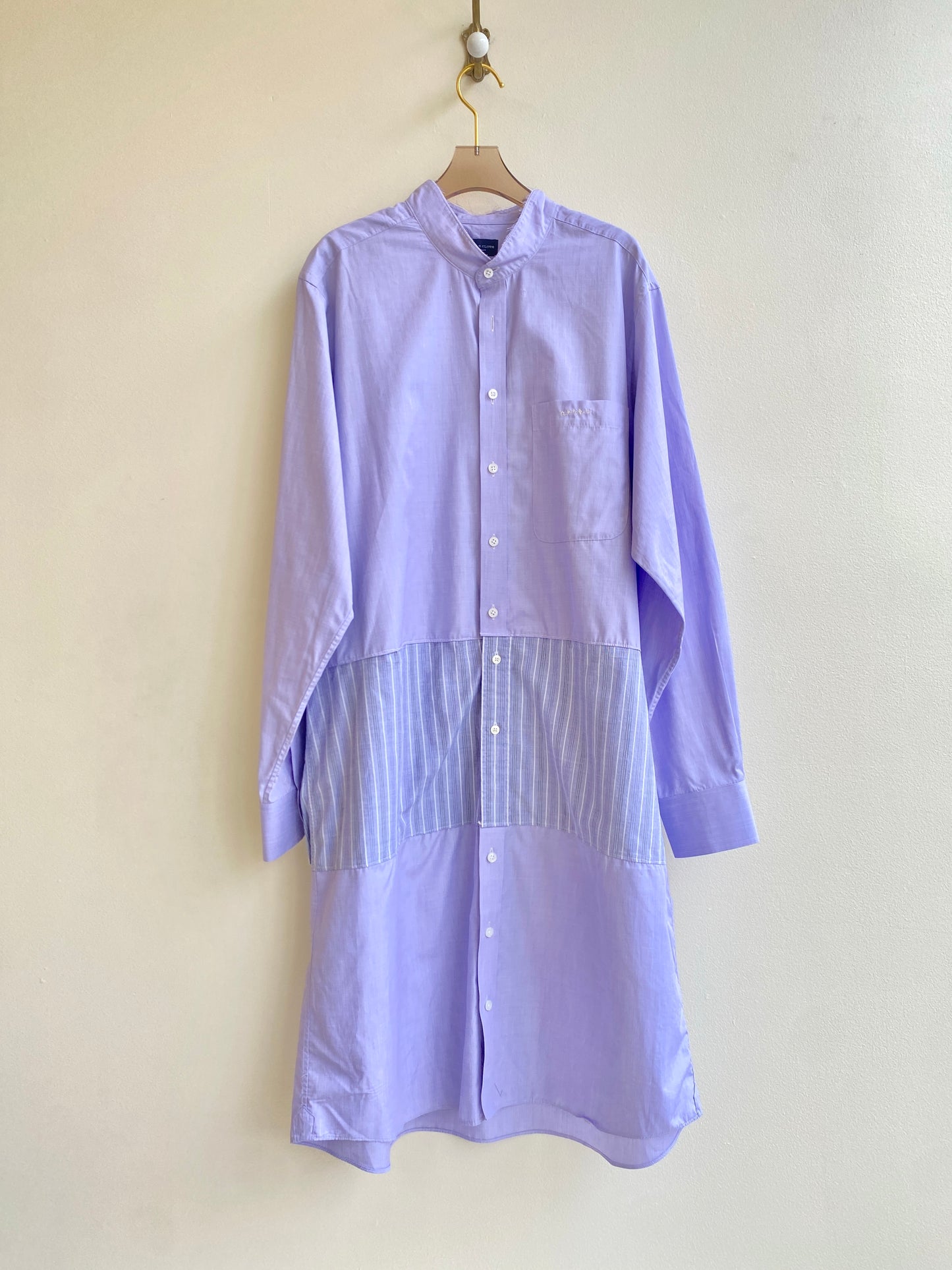 Lavender & Pinstripe Des Dress (Reworked)