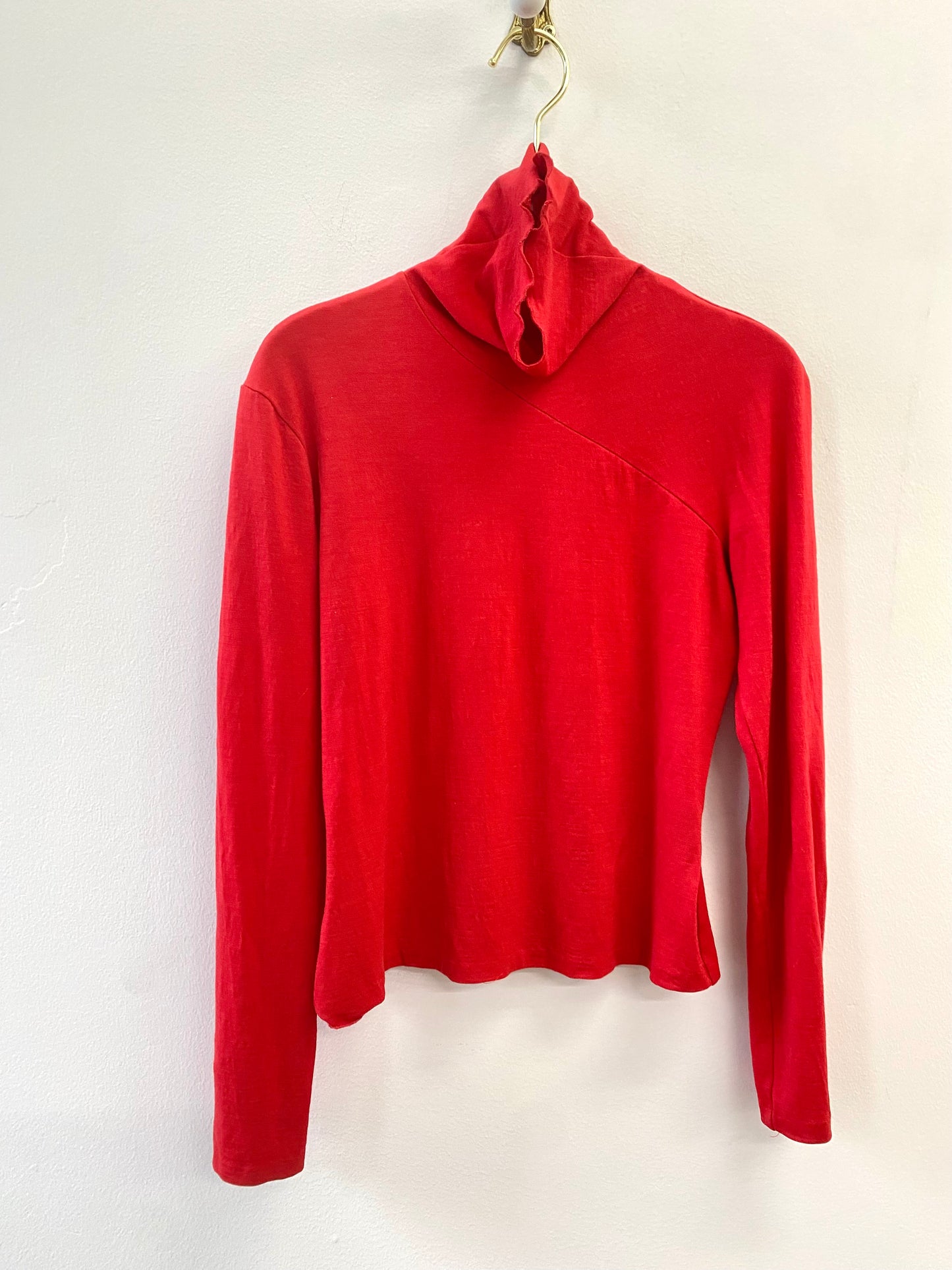 Diane Von Furstenberg | Red Turtleneck (Vintage)