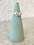 Sterling Silver Wave Croissant Ring - Made X Hudson
