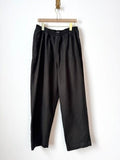 Umber Hemp-Cotton Canvas Wide-Leg Pant - Made X Hudson