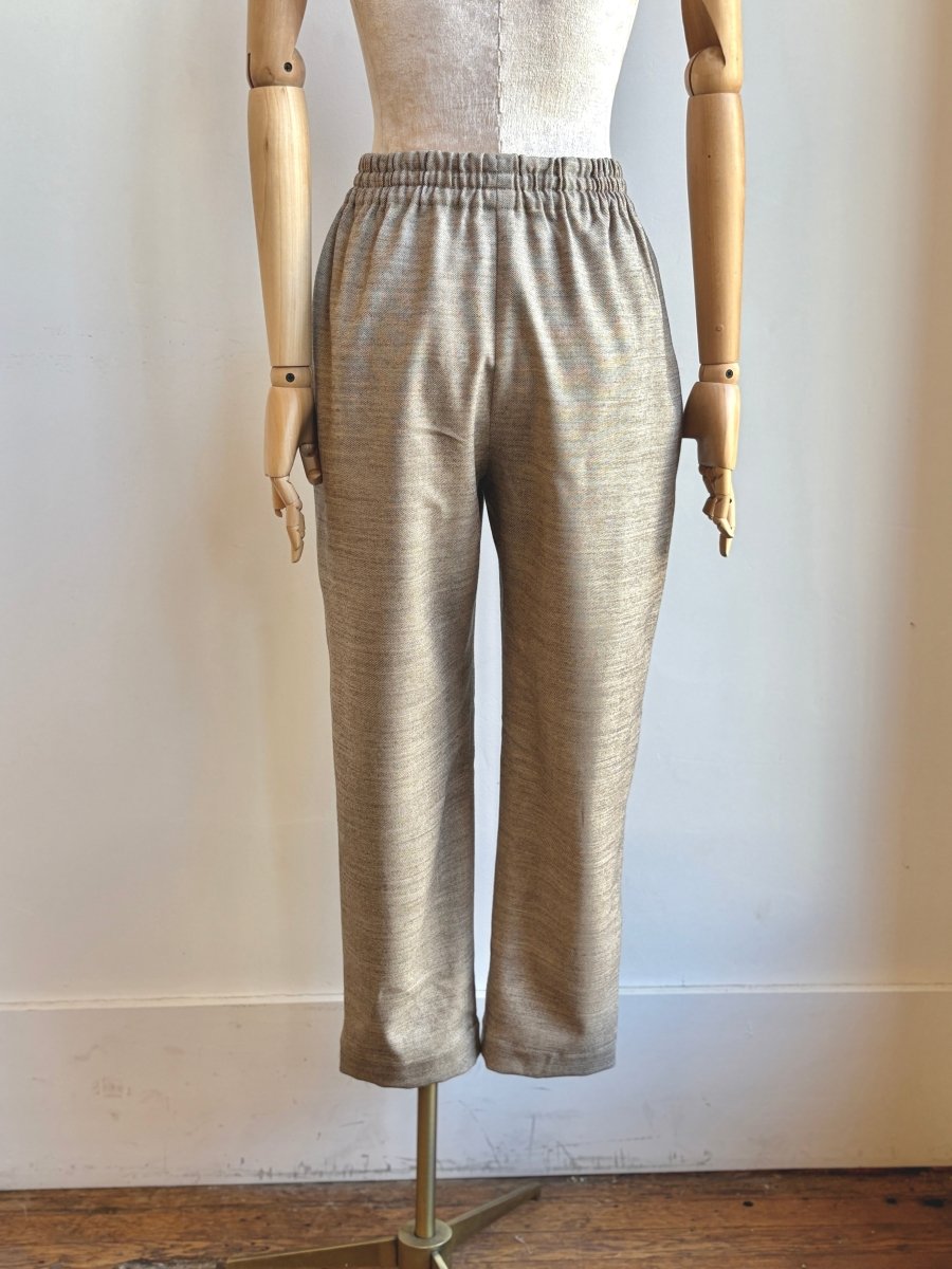 Brown Spice Lightweight Wool Joggers - Made X Hudson