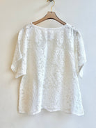 Snow White Lotus Crochet Lace | Picnic Top - Made X Hudson